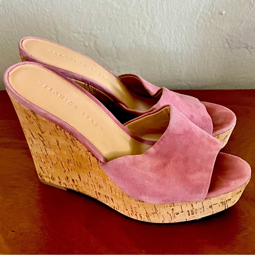 Veronica beard cork wedge